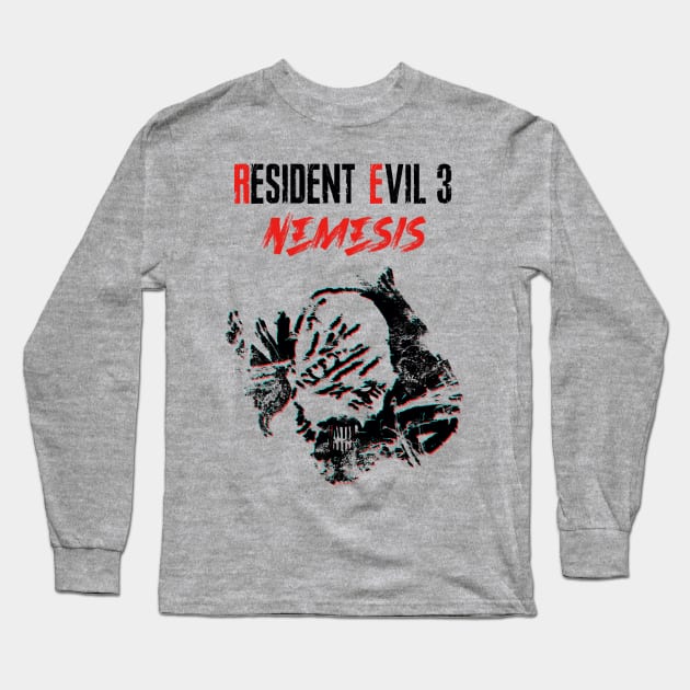 Resident Evil 3 Nemesis Long Sleeve T-Shirt by Aendovah